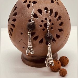Eiffel Tower Aromatherapy Earrings